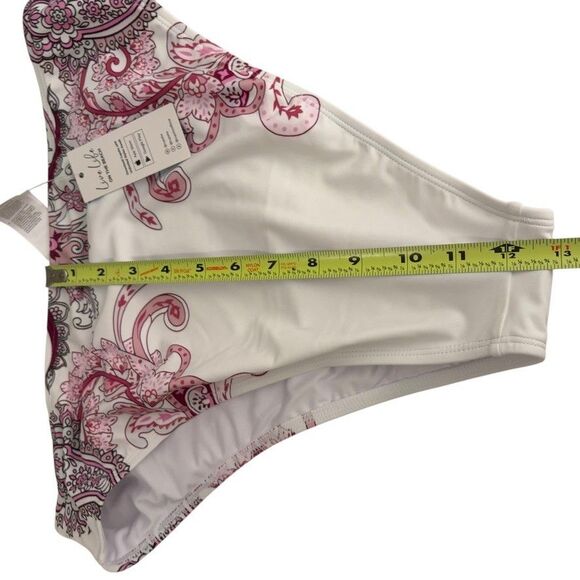 Cupshe Bikini Bottom Women's XL Pink High Cut Swim Bathing Suit NWT - Picture 10 of 10